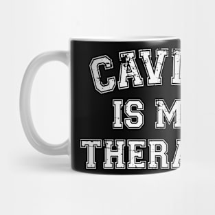 Caving Is My Therapy Mug